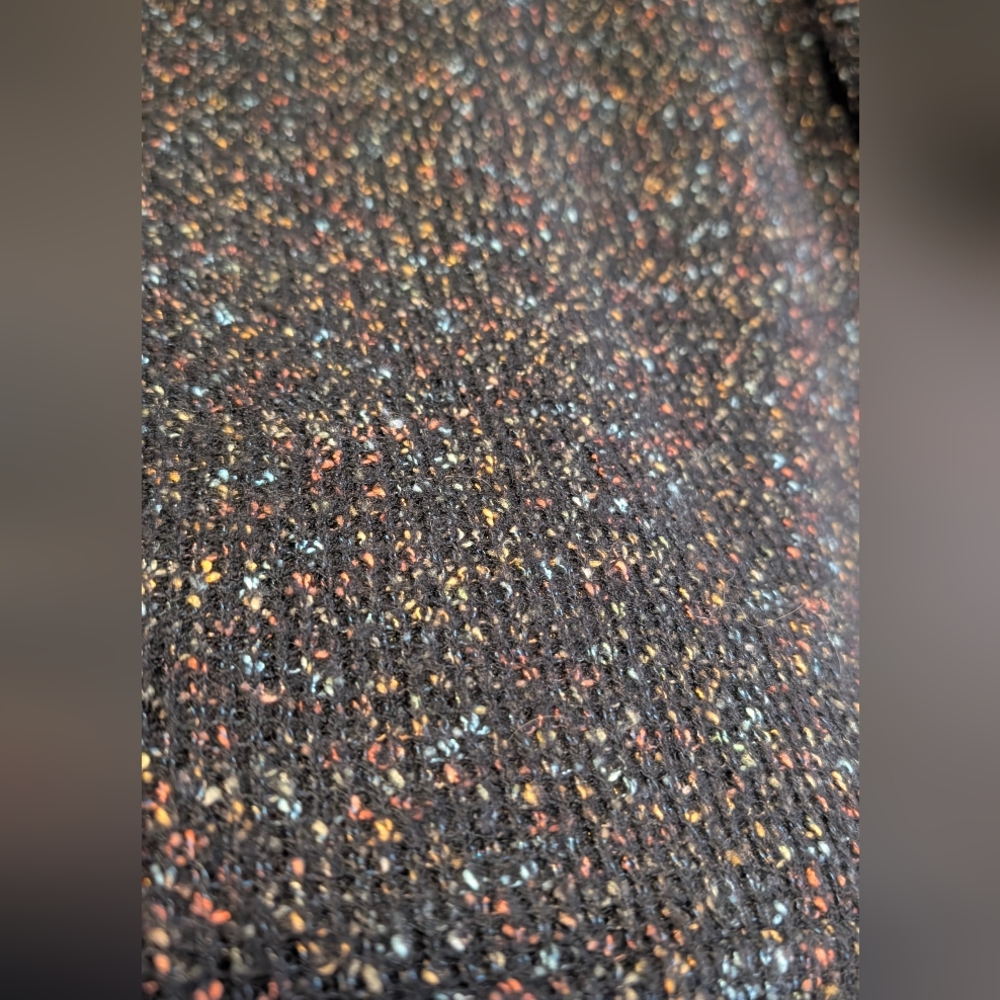 Anthropologie JAMES COVIELLO Metallic Brocade Front Short Sleeve Sweater… - Picture 5 of 8